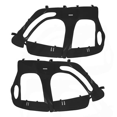 UTV Cab Enclosure Upper Doors Zipper For Polaris RZR XP4 1000/Turbo