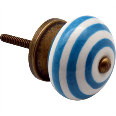 Nicola Spring - Round Ceramic Cabinet Knob