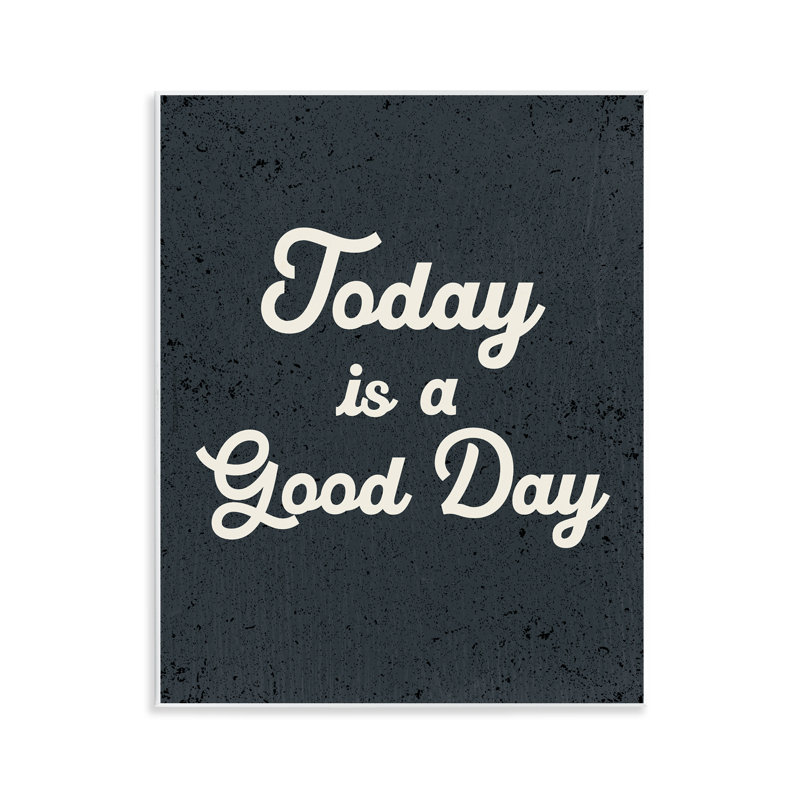 «Today Is Good Day», art mural rétro par Daphne Polselli
