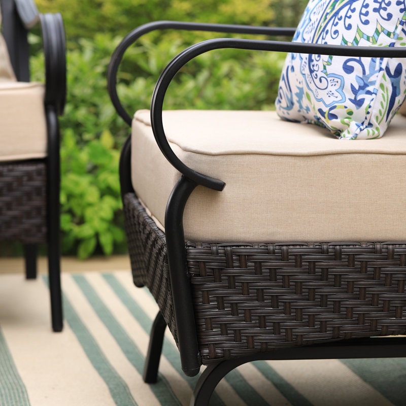 Chaises longues avec coussins Argyri
