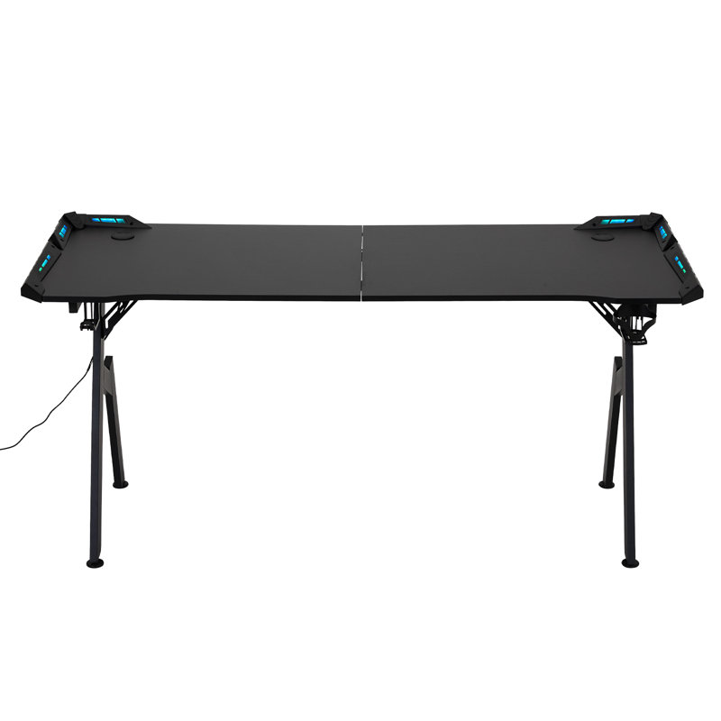 Metal Base Computer Desk, 74cm H x 140cm W x 60cm D