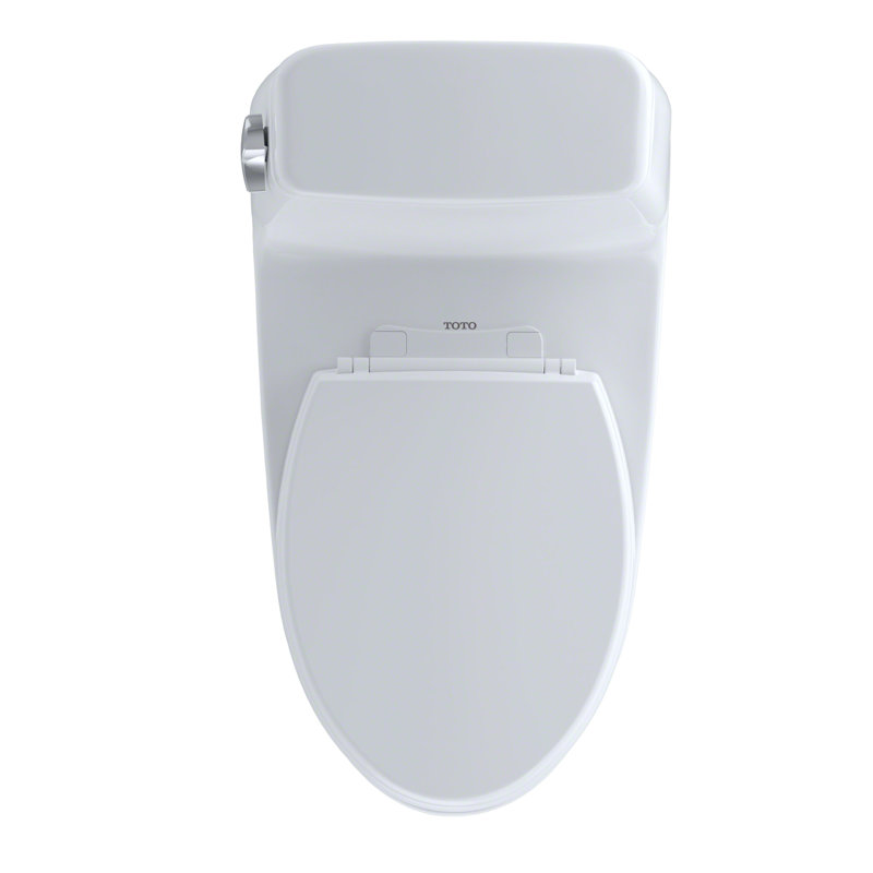 UltraMax® 1.6 GPF Elongated One-Piece Toilet (Seat Included), Cotton, Left-Hand
