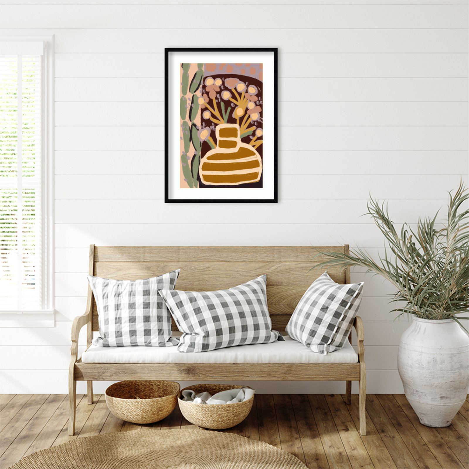 Pastel Impression by Treechild, Black Framed, 33" H x 24" W