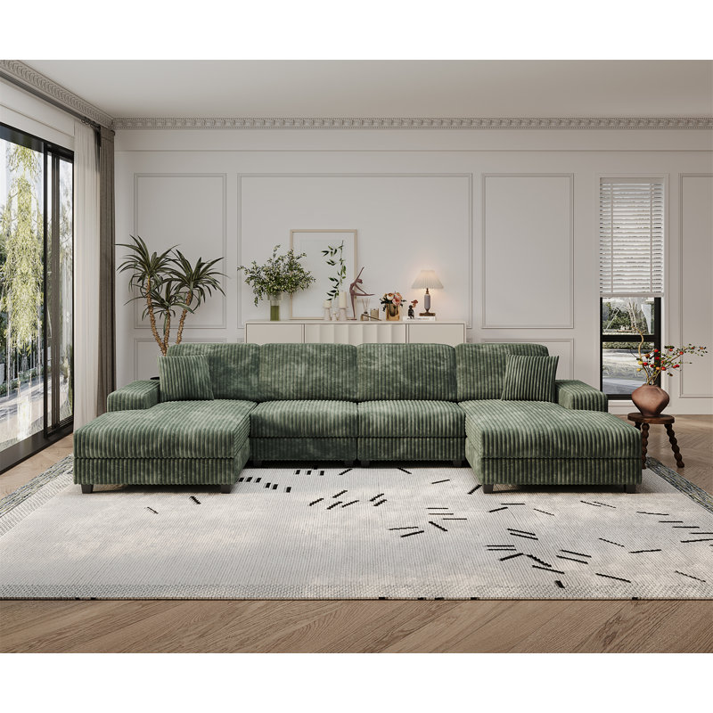 Convertible U-Shaped Combination Sofa
