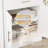Sideboard Buffet Cabinet With Storage, 32” Modern Kitchen Storage Cabinet With Open Storage, Adjustable Shelf, Wood Farmhouse Coffee Bar Buffet Table For Kitchen, Dining Room,-387181047