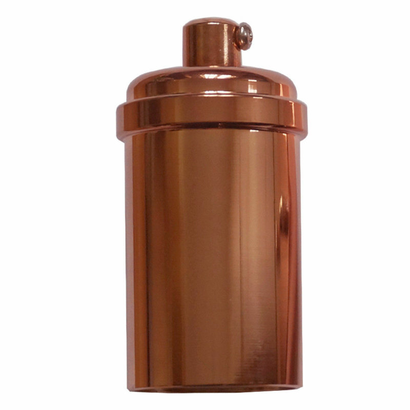 Vintage Industrial Lamp Light Bulb Holder Antique Retro Edison ES E27 Fitting, Rose Gold