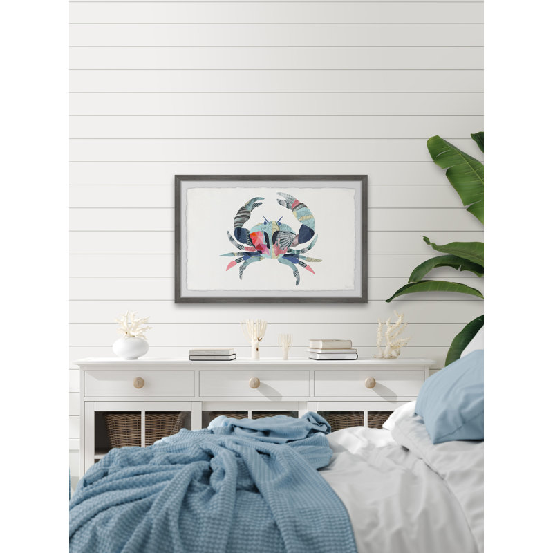 Crabby But Cute - Cadre photo, impression sur papier, H 24 po x l 36 po x 1,5 po