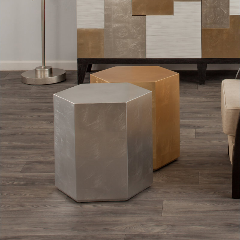 End Table, Silver