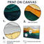 Emerald Drift of Transitional Passage Of Time II - Art mural moderne abstrait transitionnel-383275073-383275076-383275078