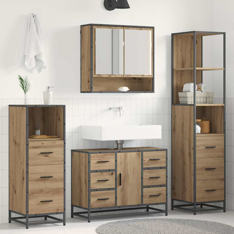 Vanity & Mirror Set