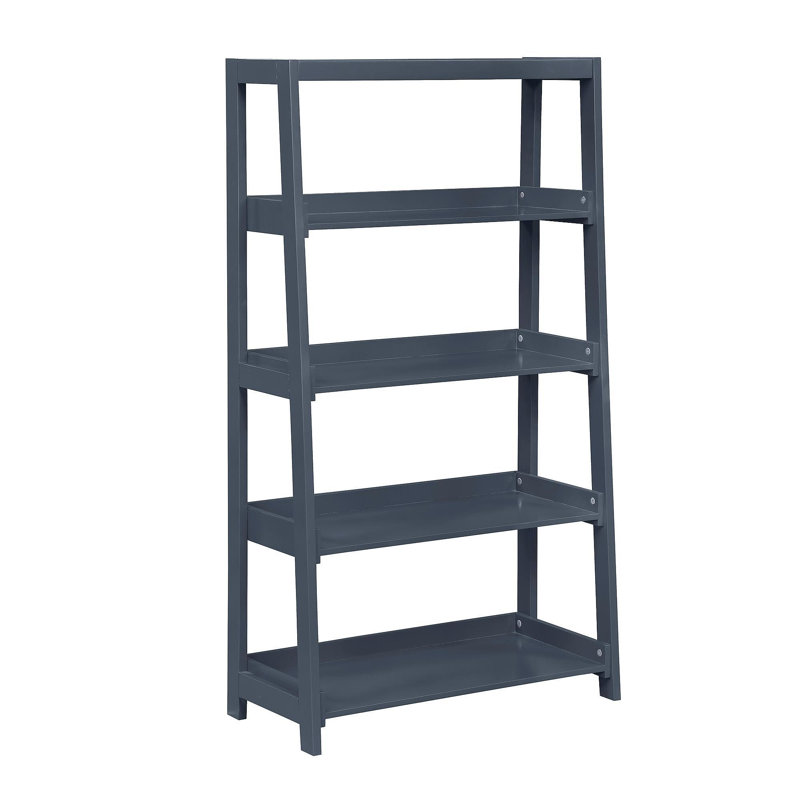 Support pour présentoir en bois 1 pièce, Marine, (4 tablettes) H 54 po x l 30,5 po x P 14 po