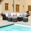 Defiance Rattan Corner Dining Set - with Rising Table-36528105