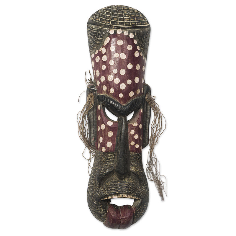 Masque en bois africain Bungalow Bungalow