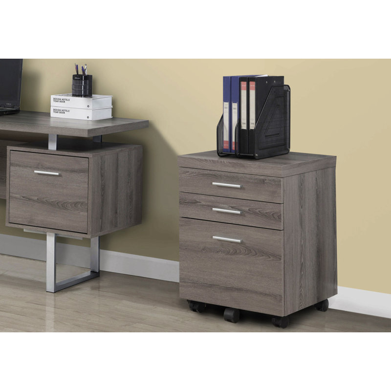 Classeur, mobile à roulettes, tiroirs de rangement, support pour imprimante, bureau, travail, stratifié, contemporain, moderne