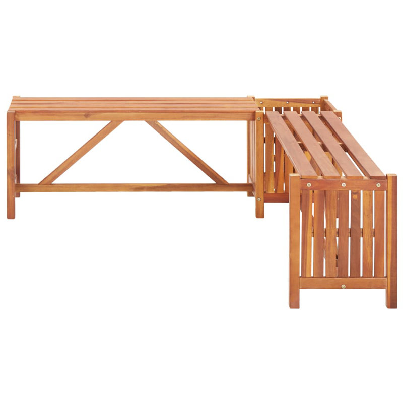 Cuffee Solid Wood Acacia Outdoor Bench