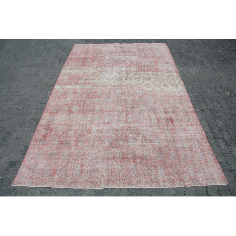 Tapis turc authentique authentique dans des tons de terre - Tapis à motif traditionnel pour la décoration intérieure