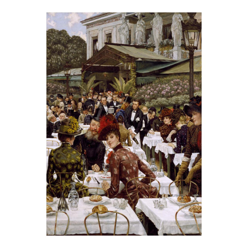 Les artistes par James Tissot - Estampe numérique, H 20 po x l 16 po
