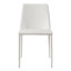 NORA PU DINING CHAIR WHITE-SET OF TWO-1807642531