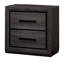 Table de chevet 1Pc Table de chevet 2 tiroirs