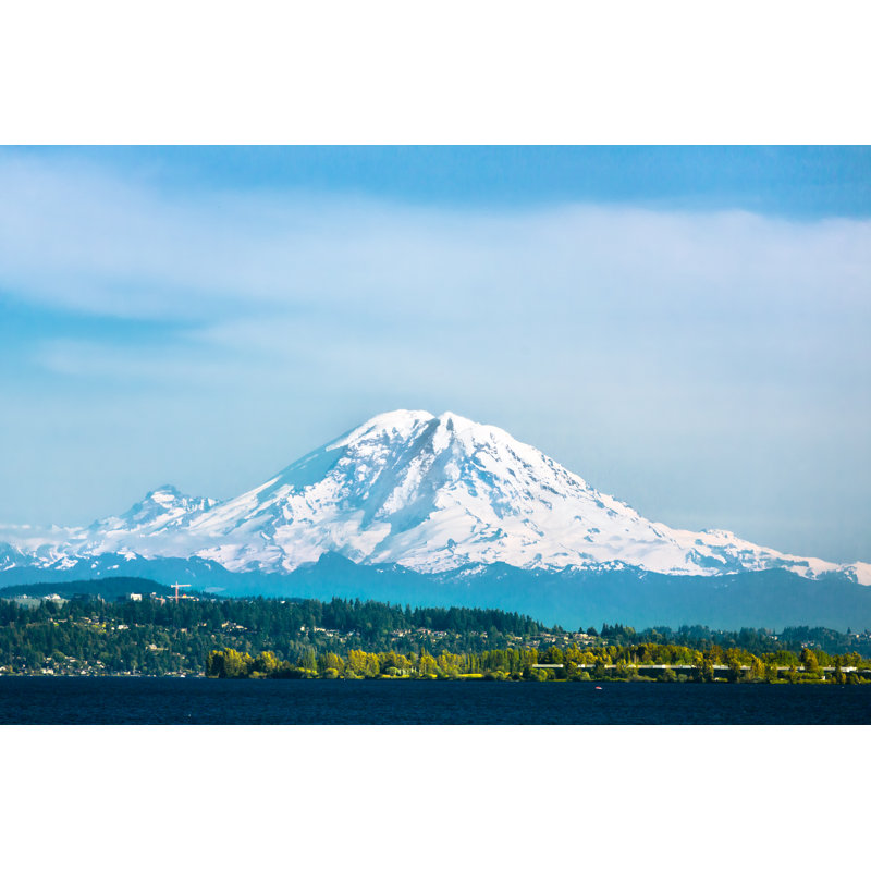 Mont Rainier et lac Washington par Gfed, H 12 po x l 18 po
