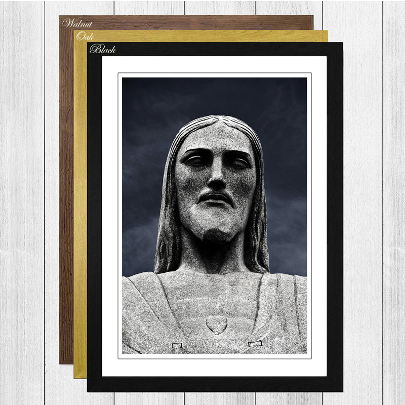 Single Picture Frame Print, Black