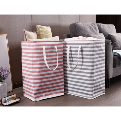 Bac de rangement pliable | Panier pliable en tissu robuste avec poignées