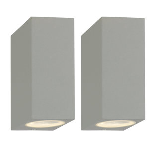 2 - Bulb 14.5cm H Outdoor Flush Mount (Set of 2)