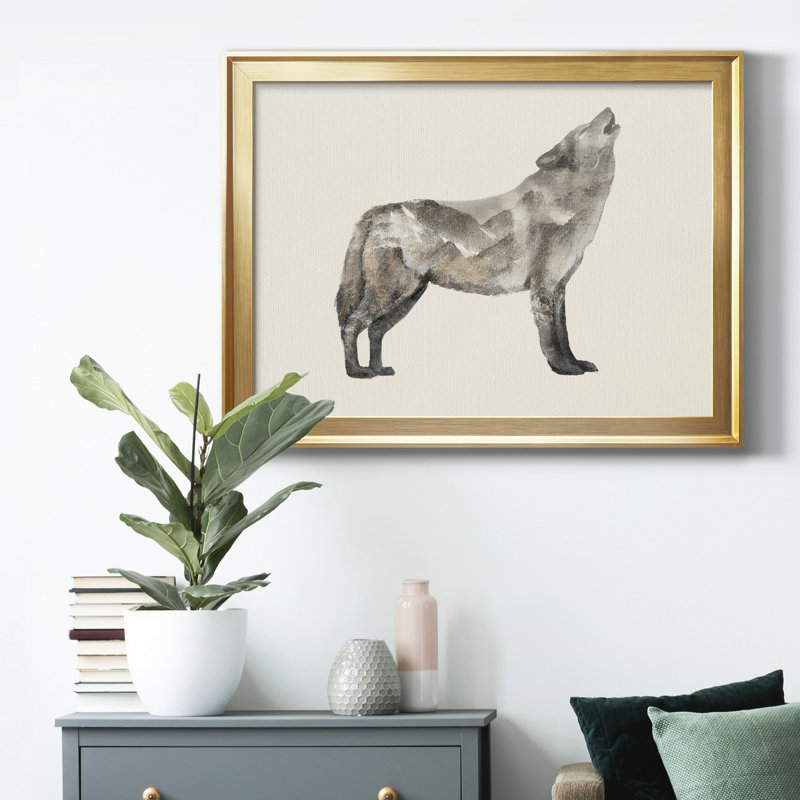 The Wilderness V, reproduction encadrée de qualité supérieure - prête à être accrochée, H 26,5 po x l 36,5 po x P 1 po