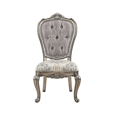 Chaise d'appoint rembourrée (ensemble de 2)