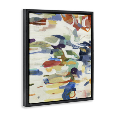 Cadre flottant à abstraction primaire, conception par Lisa Ridgers