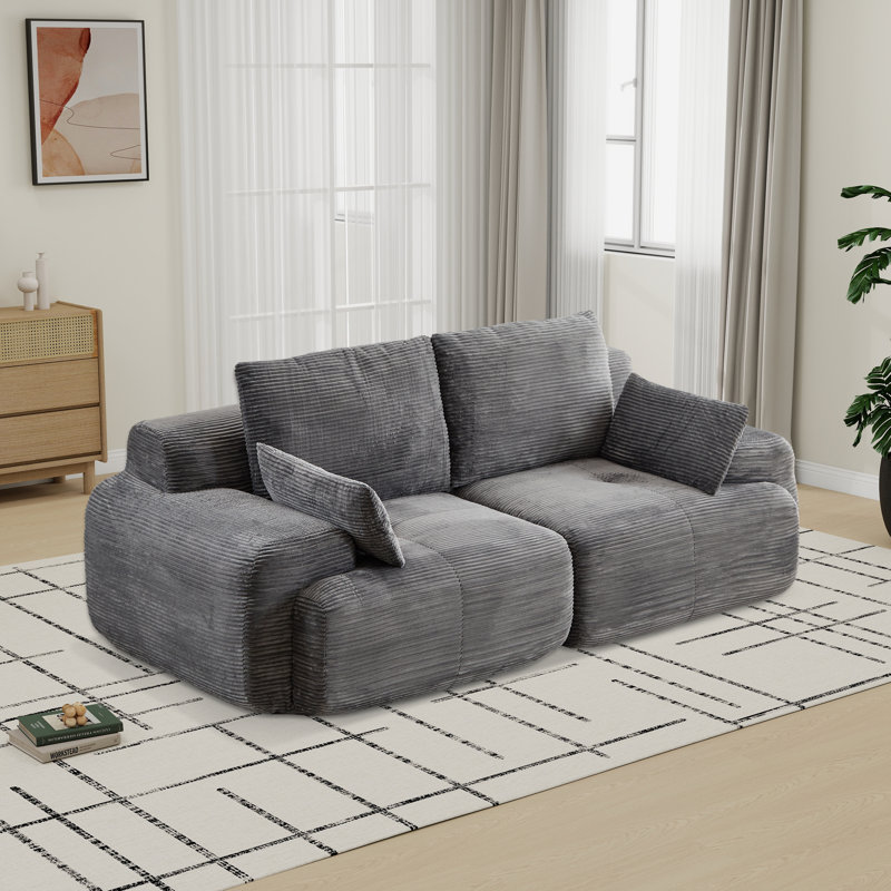 Canapé à mémoire de forme compressé, Gris