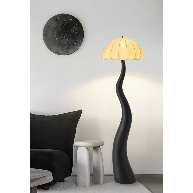 Modern Minimalist Rotational Molding & Fabric Floor Lamp