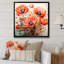 Red Serene Poppy Meadows I - Art mural coquelicot-1586859605-1586859619