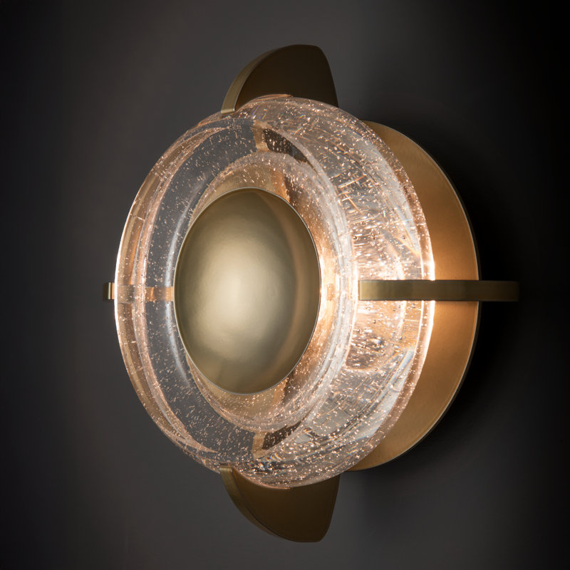 Lustra Flush Mount, Modern Brass