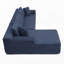 Canapé modulaire de 105 po, canapé modulaire Cloud avec assise profonde, canapé modulaire moderne en L avec méridienne, fauteuils rembourrés pour le salon-81009404
