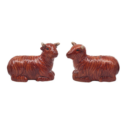 Brambly Cottage Mahtowa Ceramic Electric Salt and Pepper Shaker Set