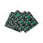 Gem Emeralds Skull Cotton Sateen Cocktail Napkins-688481416