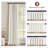 Birglinde Faux Linen Textured Thermal 100% Blackout Curtains for Bedroom Living Room Rod Pocket/Ring Clips-674800240-693244530