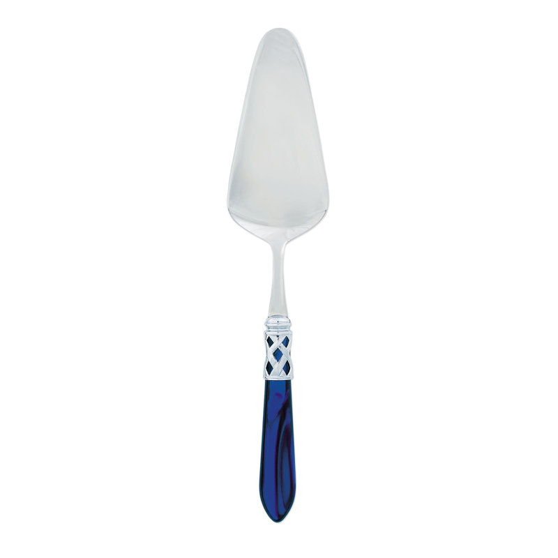Aladdin Cake Server, Brilliant Blue