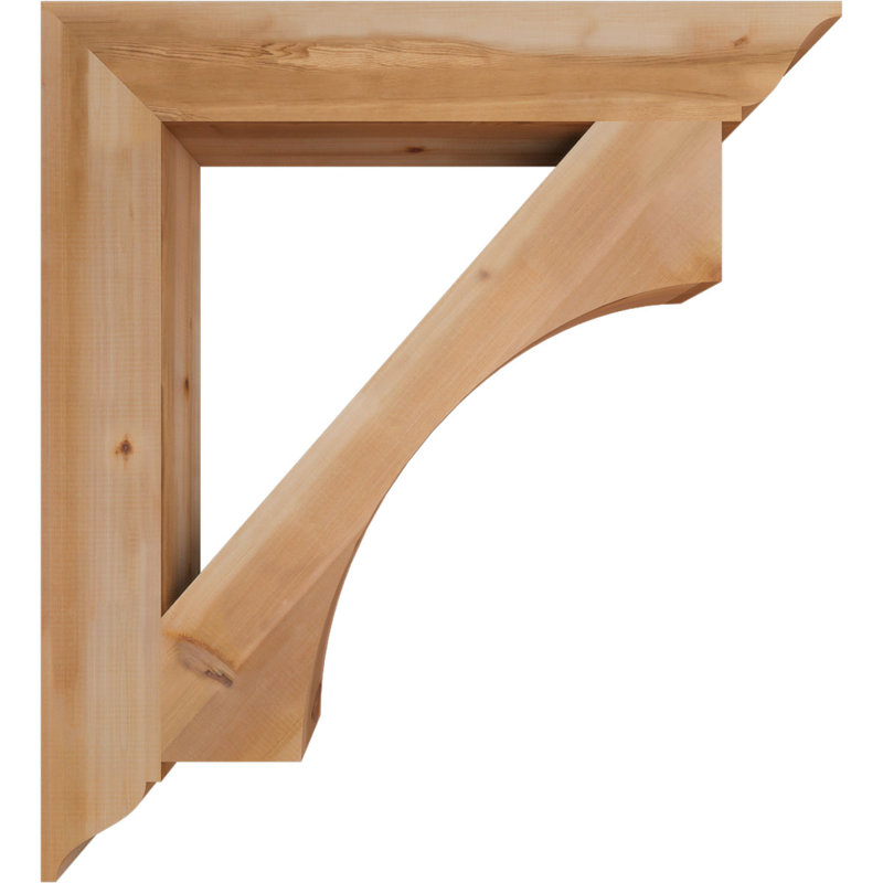 Support traditionnel Westlake, Cèdre rouge de l'Ouest, Lisse, H 40 po x l 5,5 po x P 44 po