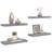 Wall Shelf  Wall Mounted Display Shelf for Photo Frame Set of 4-2102541640-2135169288