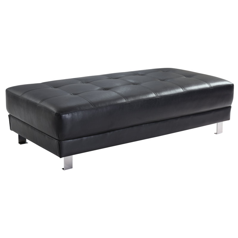 Riveredge Ottoman, Black, Black