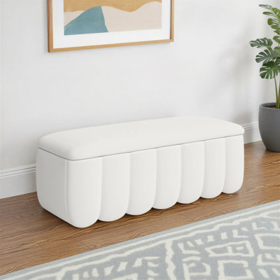 Banc de rangement rectangulaire de 53,5 po de largeur Jeddo