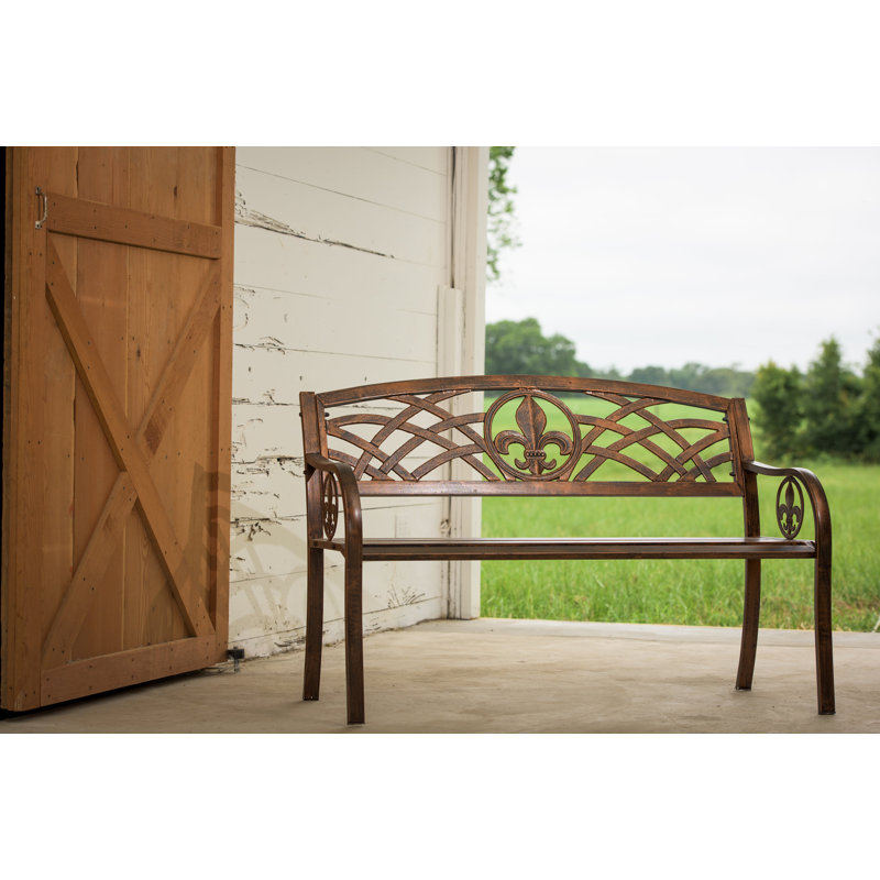 Banc de jardin en métal Michelle