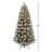 Lighted Pine Christmas Tree