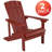 Balasi Outdoor All-Weather Poly Resin Wood Adirondack Chairs-1552139281