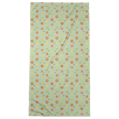 Serviette de bain agrume