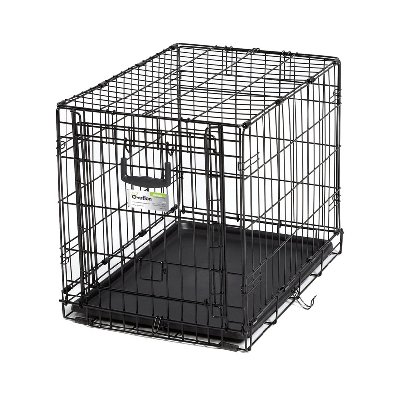 Steel Collapsible Pet with 3 Doors, 20.75" H x 19" W x 25.5" D