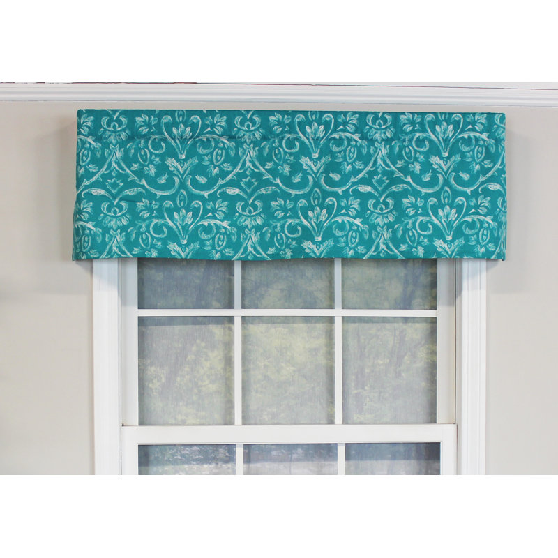 Schlueter Cotton Blend Tailored Window Valance, Saphire