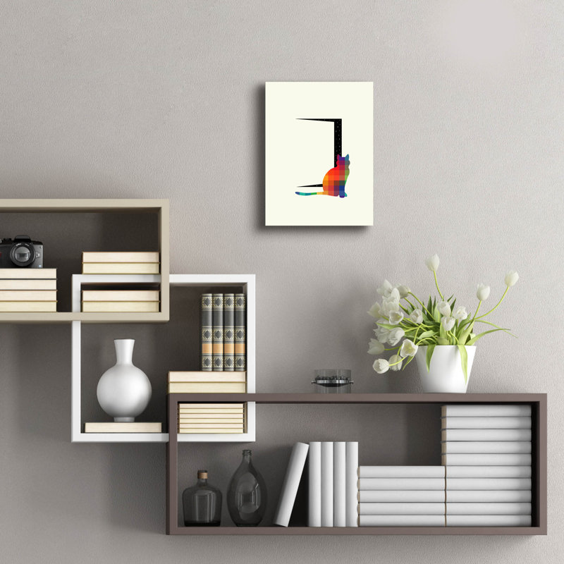 «Curiosity» par Andy Westface, art en verre acrylique Wal, H 16 po x l 12 po x P 0,13 po